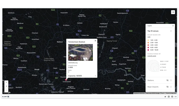 Stadium Indoor Mapping mobile