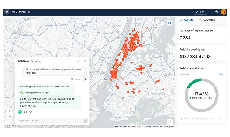 Risk Management map mobile