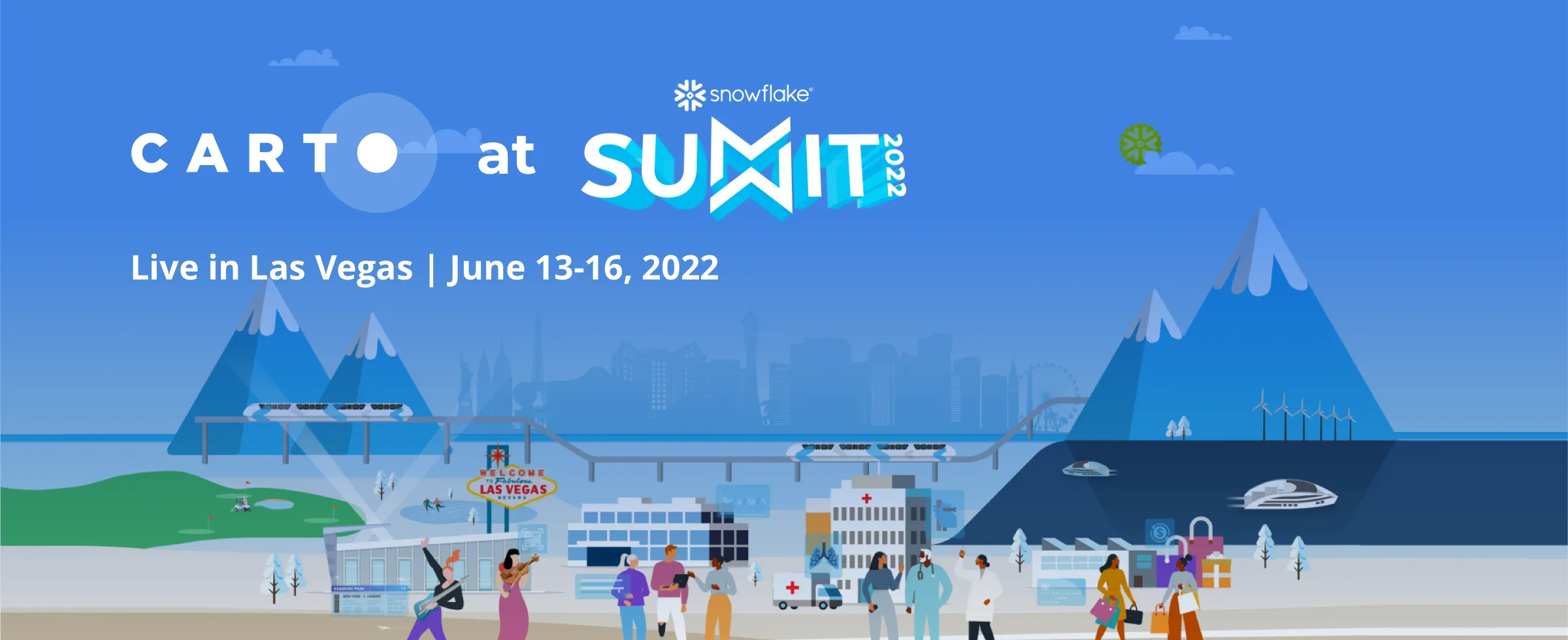 CARTO at Snowflake Summit 2022 in Las Vegas