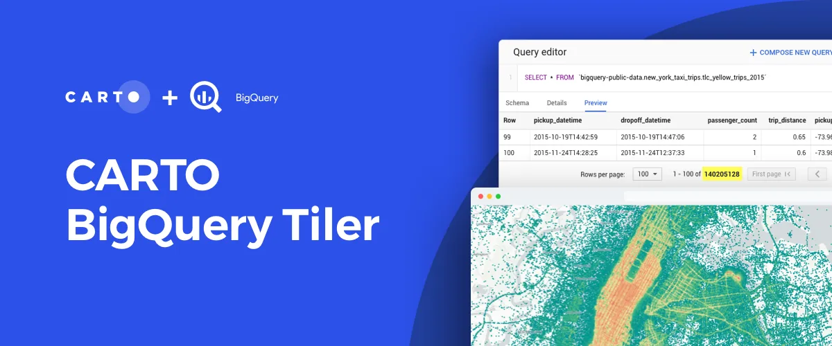 CARTO BigQuery Tiler is Now Available for Google Cloud Platform