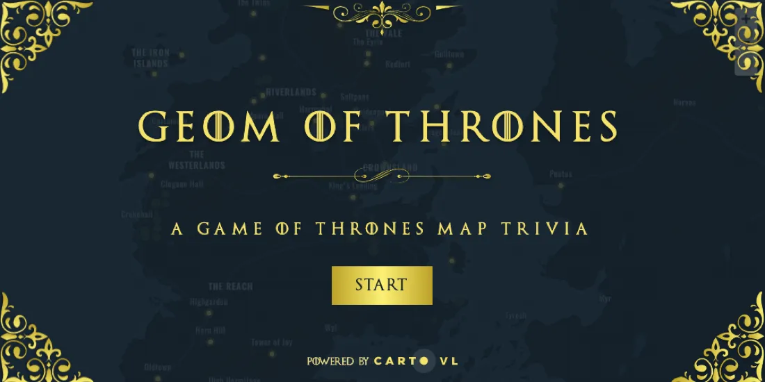 Making the Map: Game of Thrones Trivia