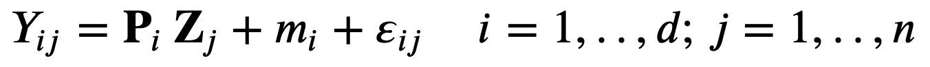 PPCA model