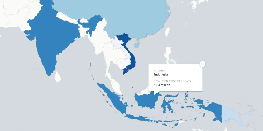 Map of the Month: Bringing Smallholder Coffee Farmers out of Poverty