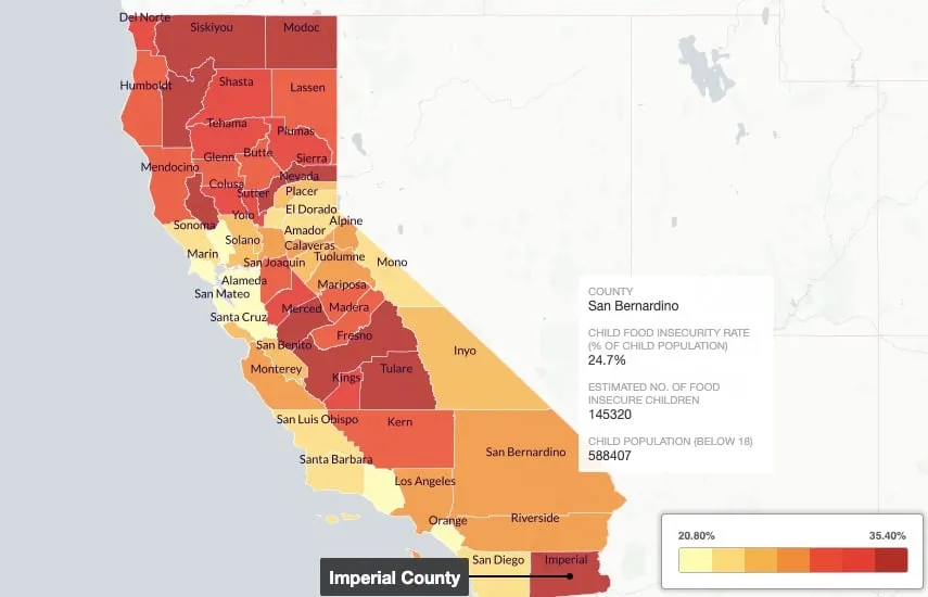 Food Insecurity in California