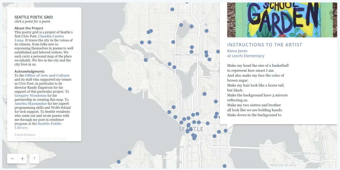 Map of the Month: Seattle Poetic Grid