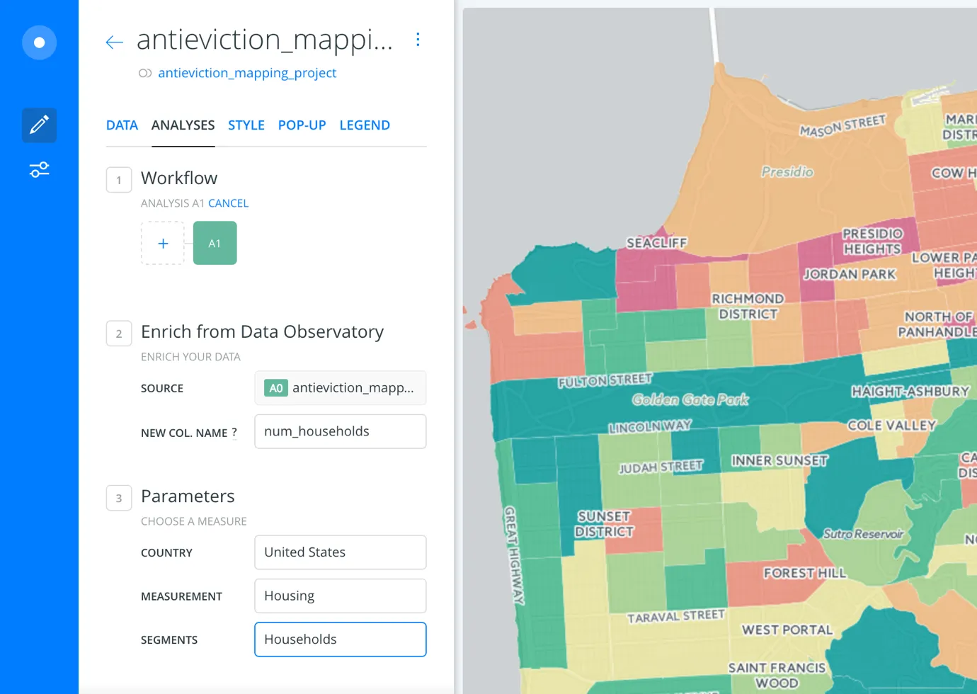 Anti-Eviction Mapping