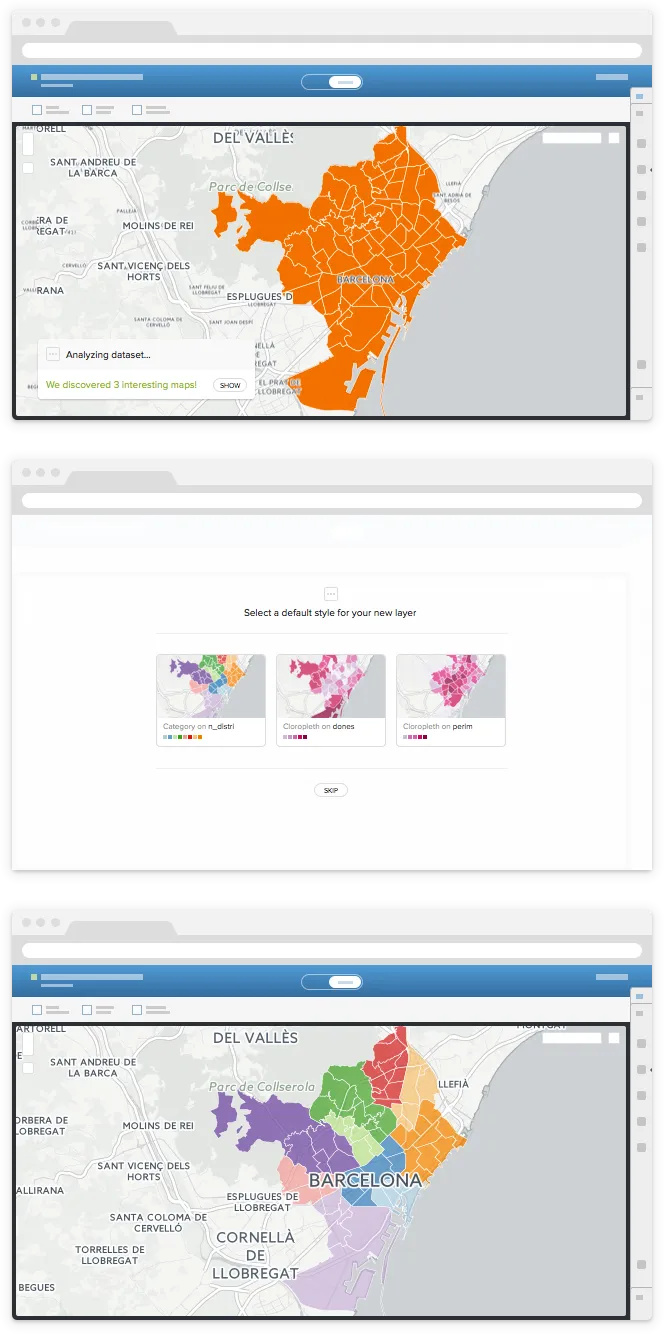 One-Click mapping example