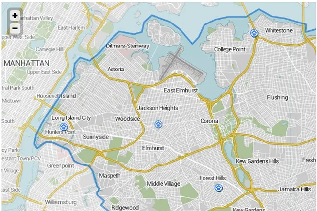 map of nyc for gis meetup