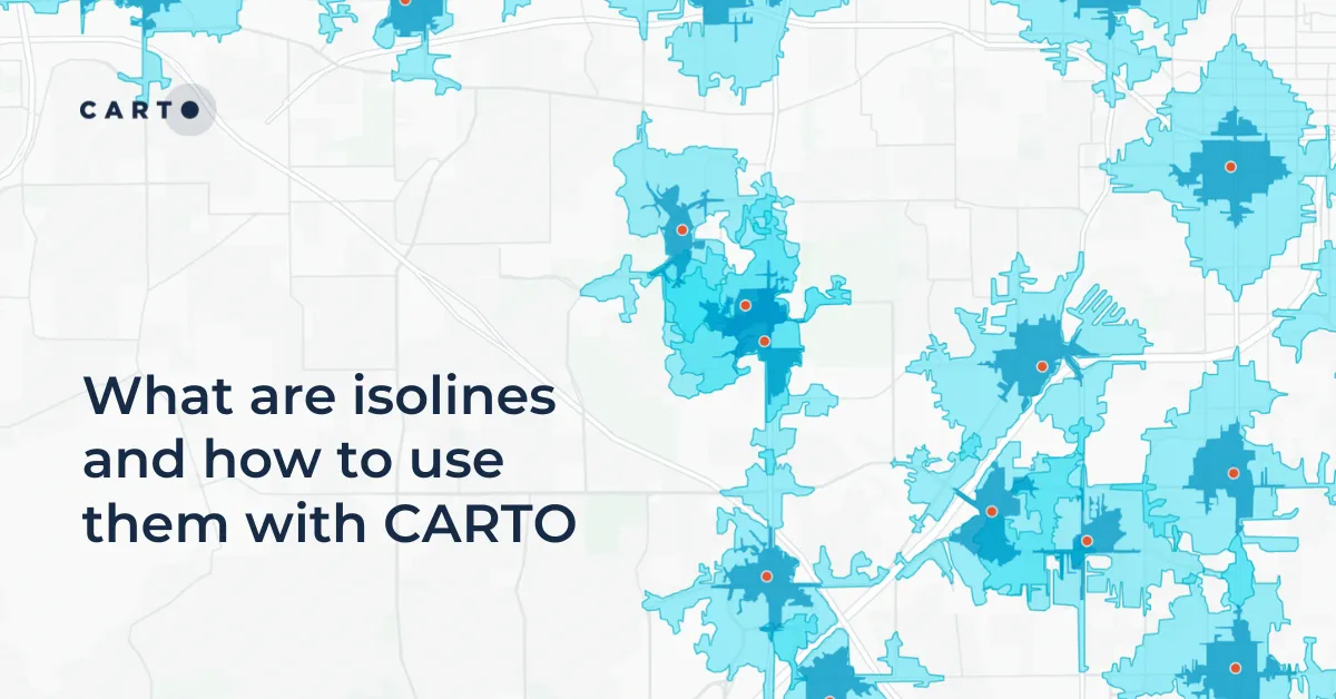 What are isolines and how to use them with CARTO