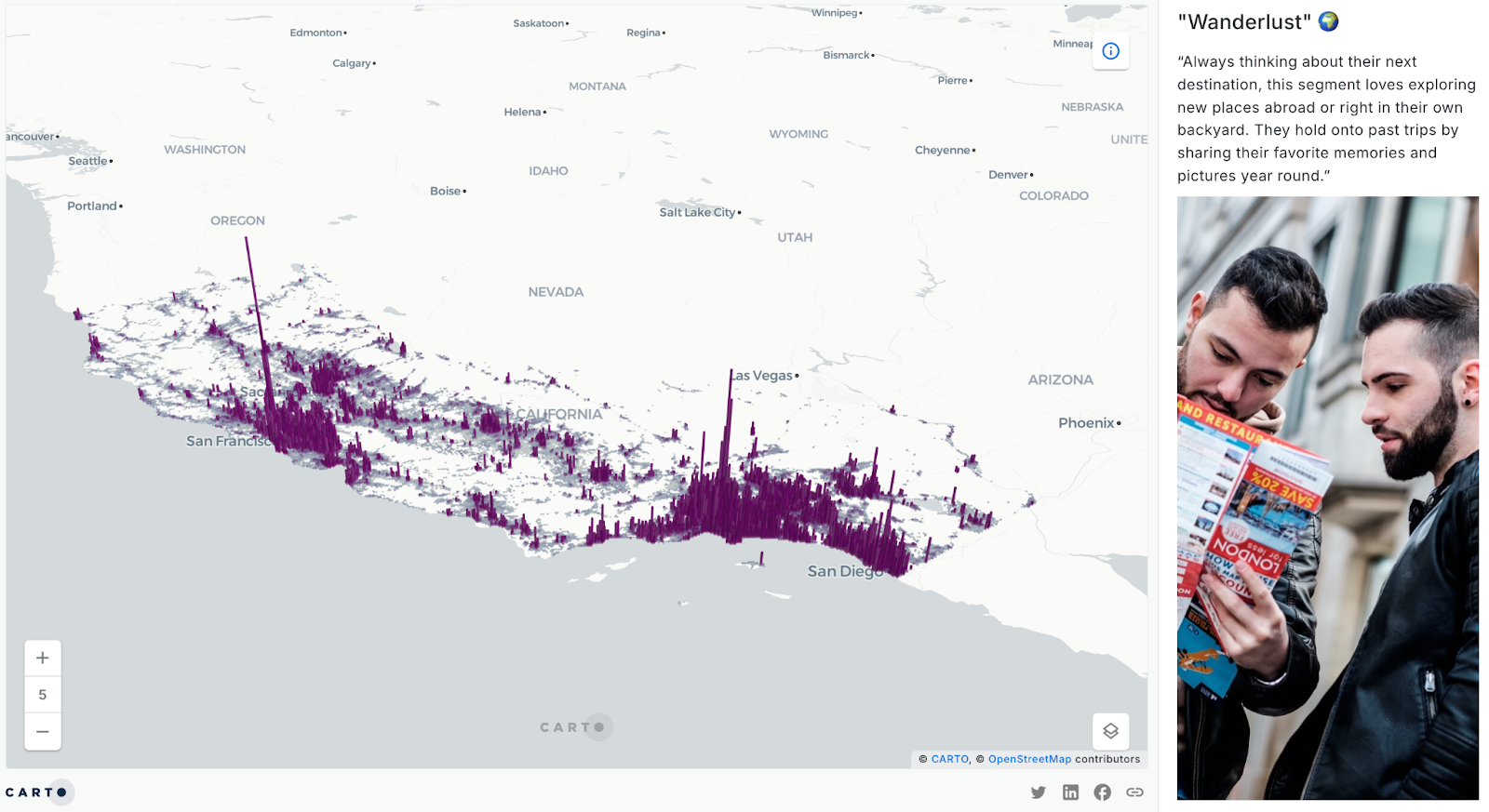 A screenshot of CARTO Builder