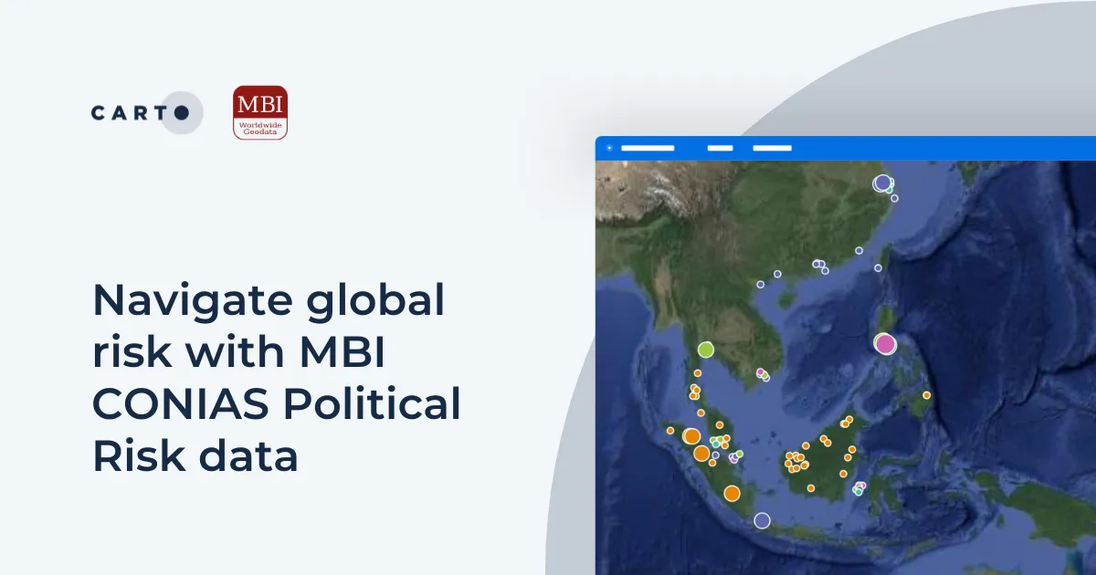 Navigate global risk with MBI CONIAS Political Risk data