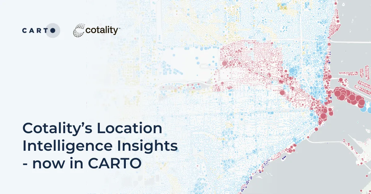 Cotality’s Location Intelligence Insights - now in CARTO