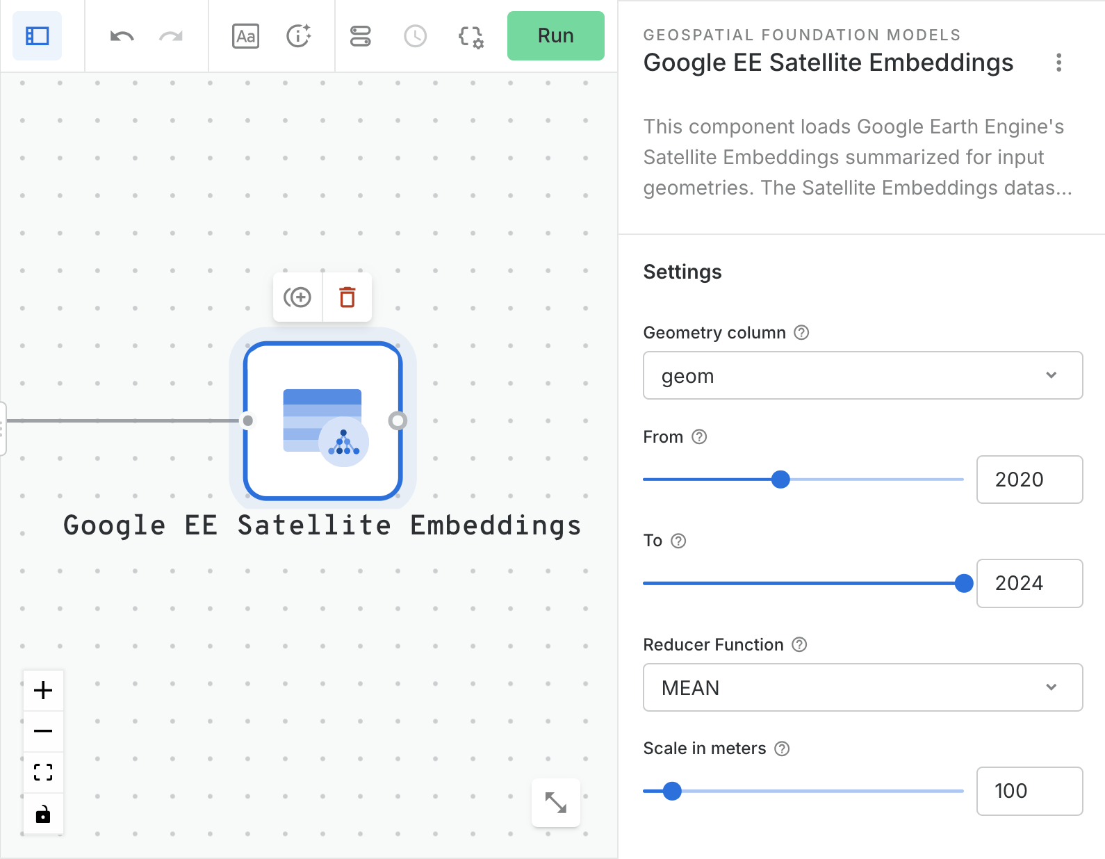 A screenshot of CARTO Workflows