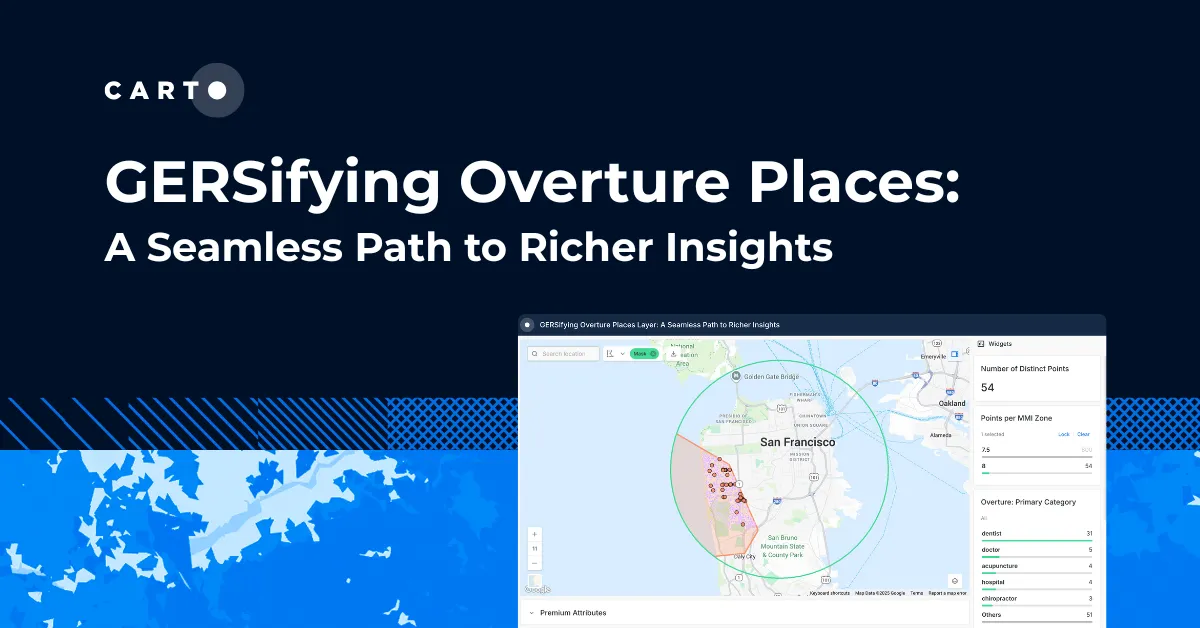 GERSifying Overture Places: A Seamless Path to Richer Insights