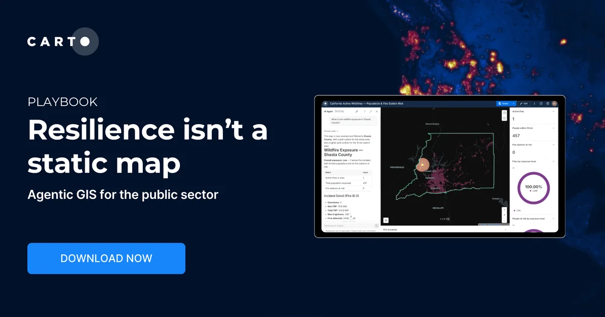 Cover of the Agentic GIS for the Public Sector playbook