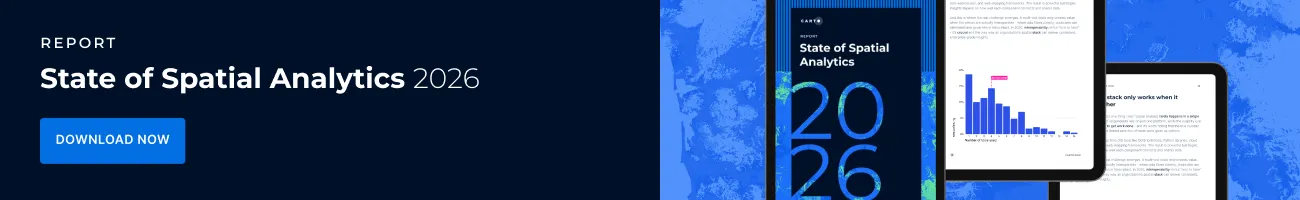 State of Spatial Analytics 2026 Report — Download Now
