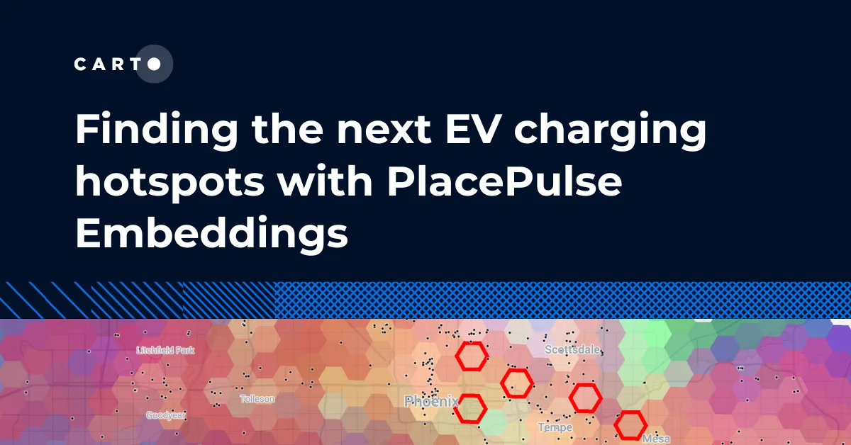Finding the Next EV Charging Hotspots with PlacePulse Embeddings