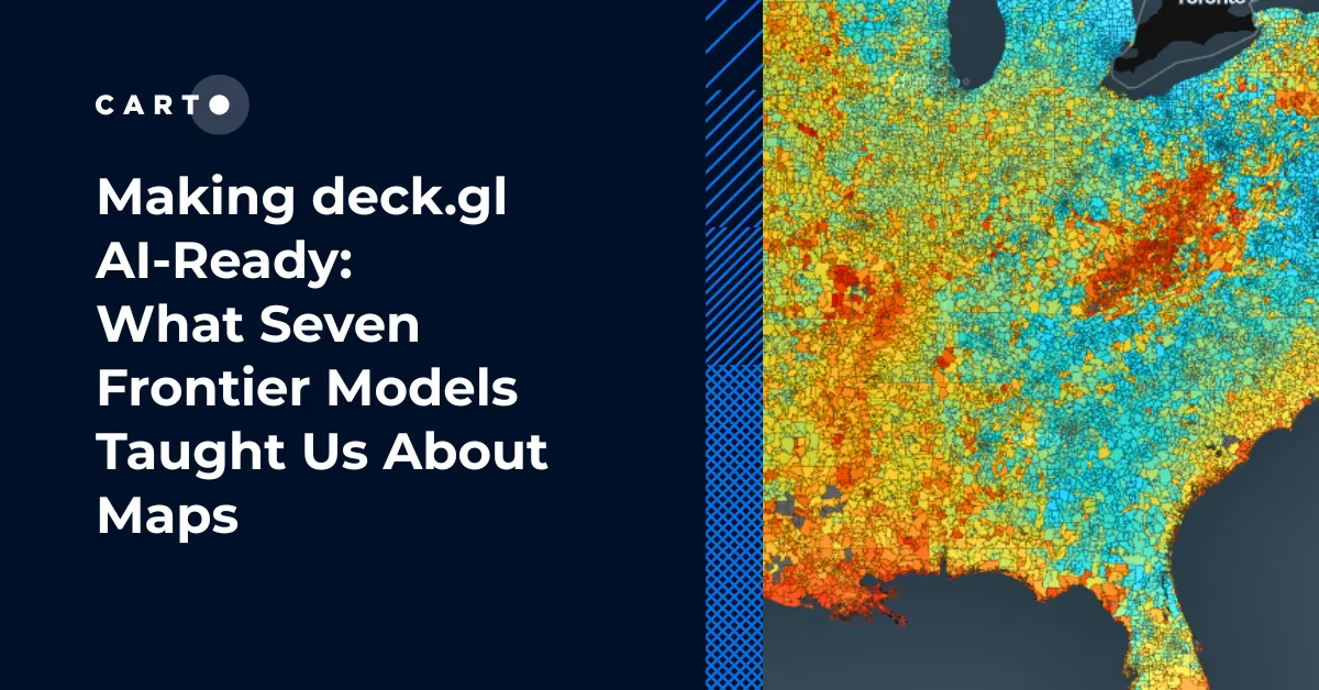 Making deck.gl AI-Ready: What Seven Frontier Models Taught Us About Maps