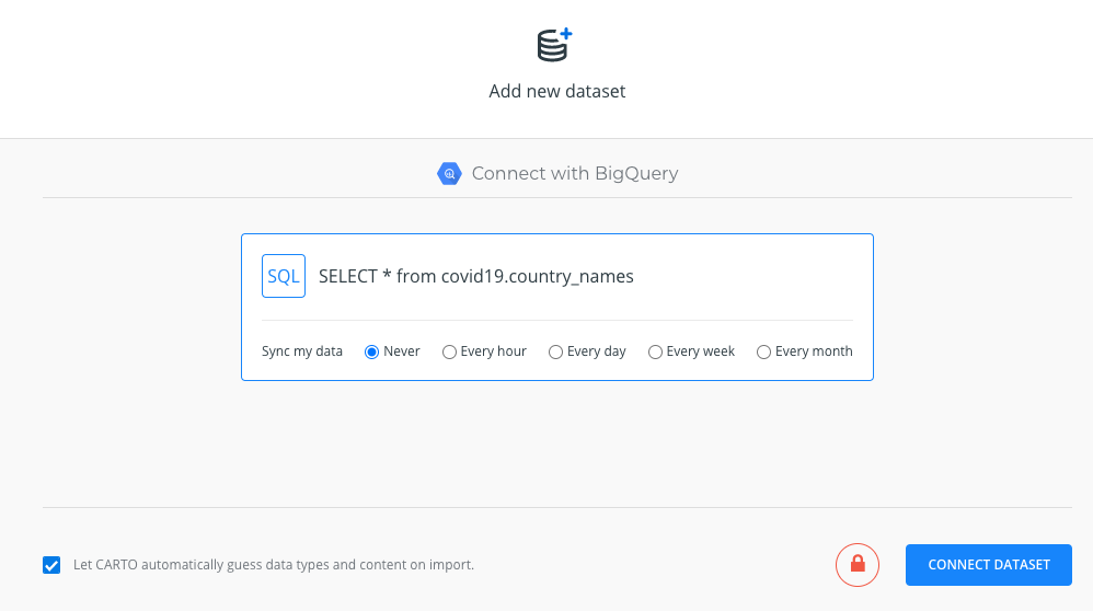 bigquery sync