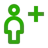 An icon for account creation.