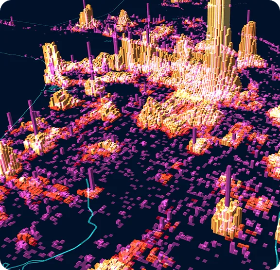 Texas h3 3D map