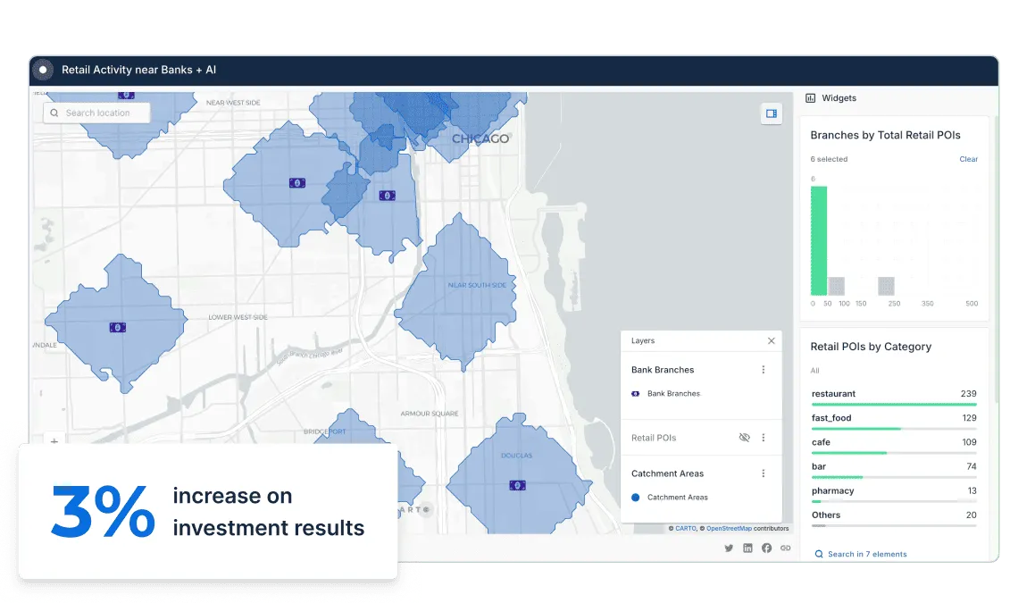 Risk analysis map desktop