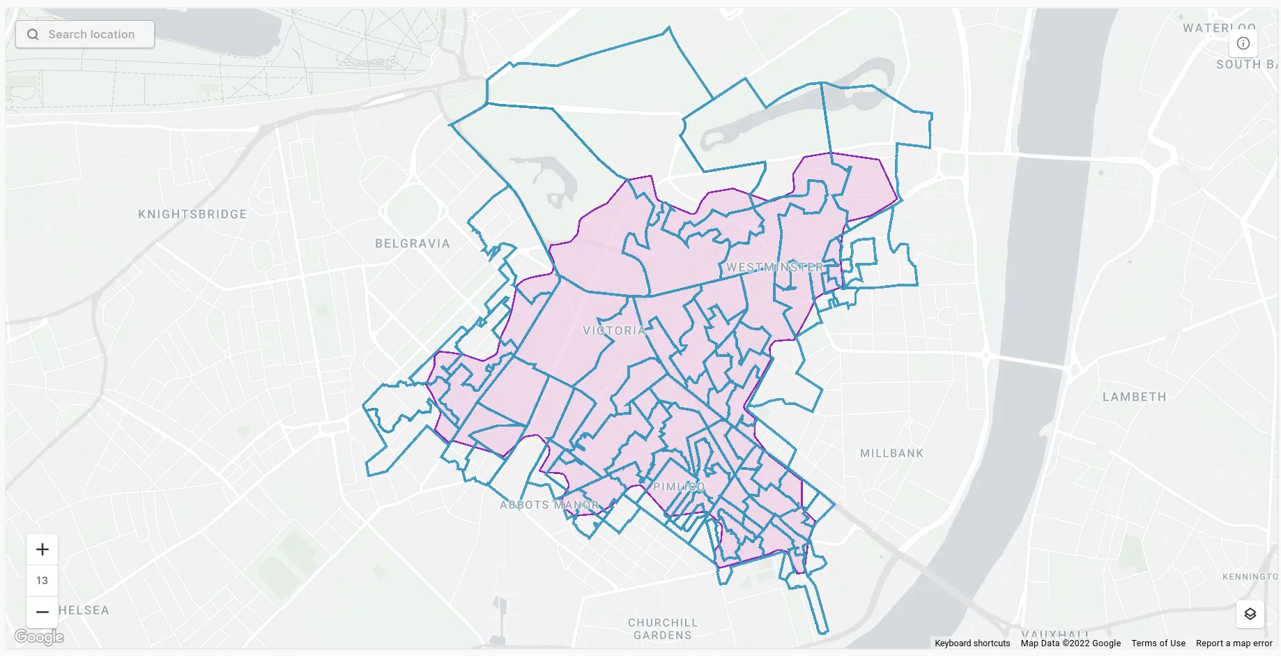 Map intersections
