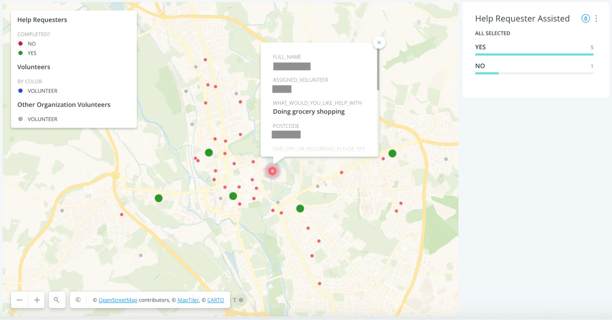 Screenshot of Students Against Corona platform