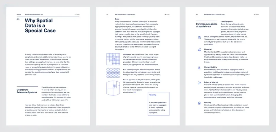 Graphic showing a preview of the section Why Spatial Data is a Special Case