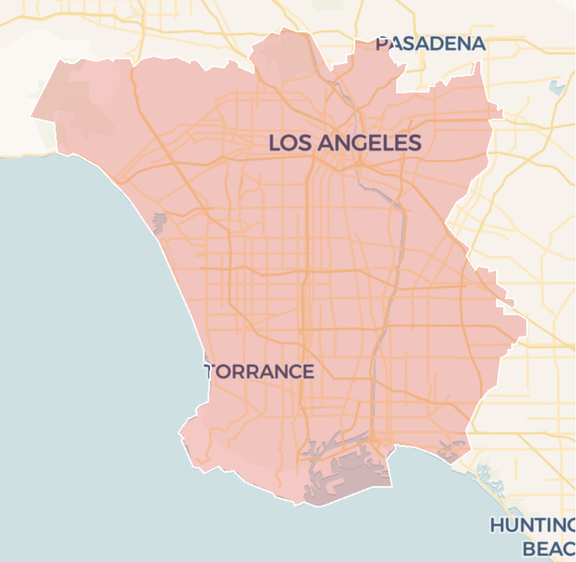 Target area: Los Angeles