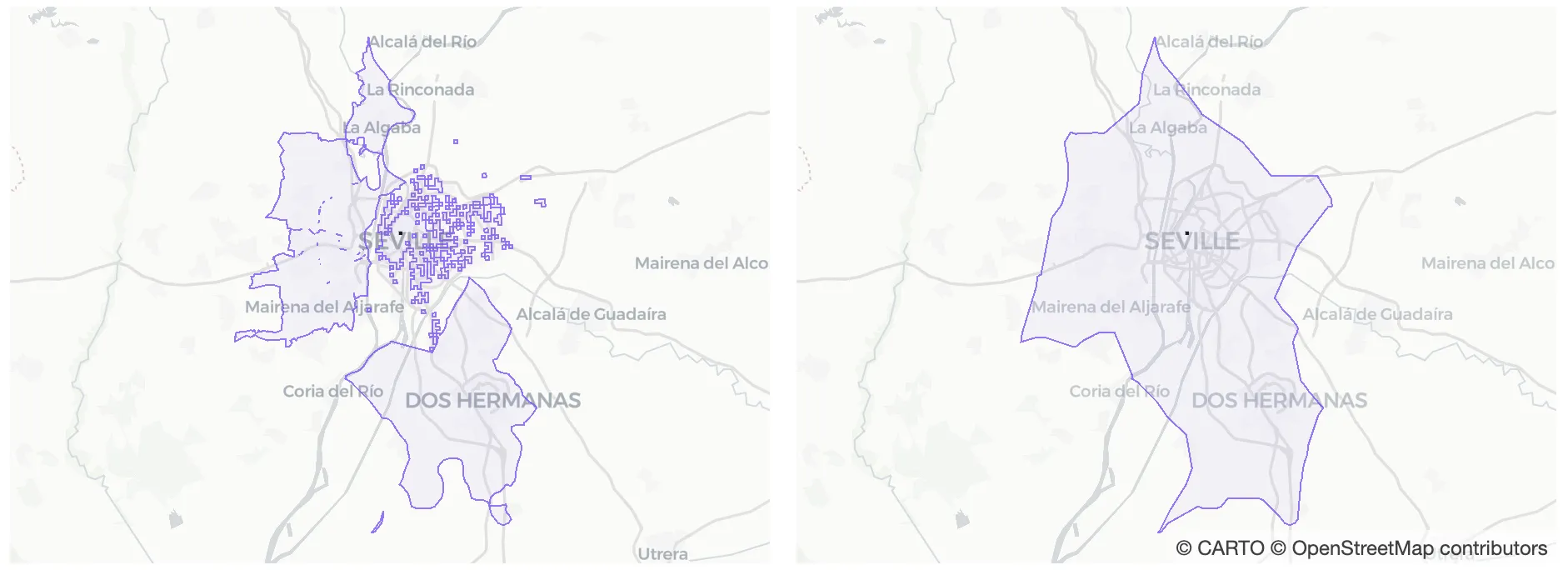 Raw Catchment Areas