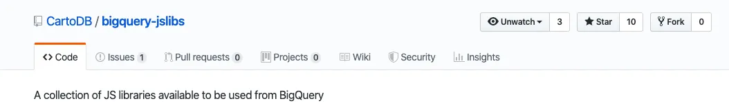 BigQuery JS Libs