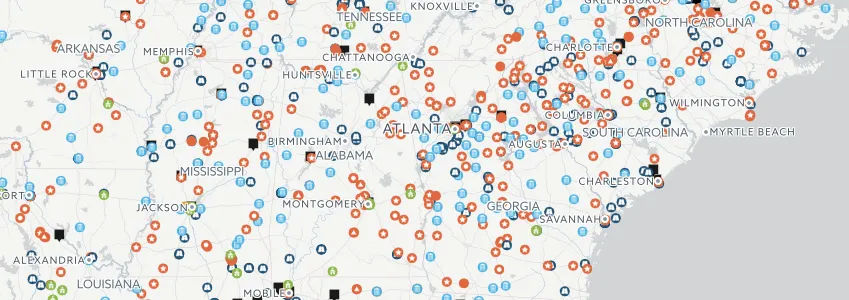 SPLC Monument Map