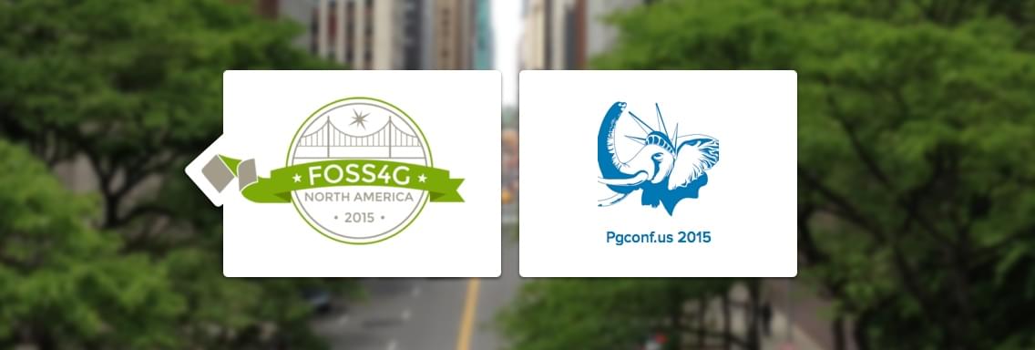 FOSS4GNA 2015 pgconf.us 2015