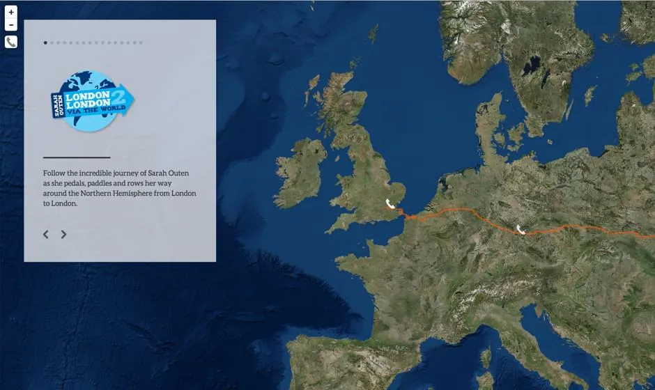 Follow the incredible journey of Sarah Outen