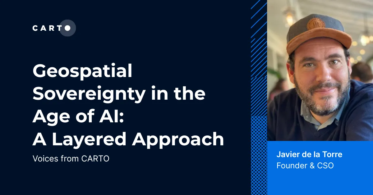 Geospatial Sovereignty in the Age of AI: A Layered Approach